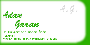 adam garan business card